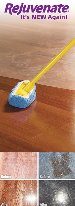 Rejuvenate floor restoration products refinish your floor without sanding or harsh chemicals